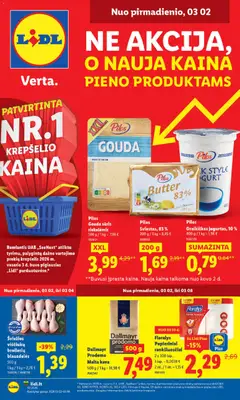 LIDL parduotuvės leidinio LIDL leidinys galiojančio nuo 2026.03.02 peržiūra