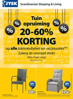 Voorbeeld van Folder van winkel JYSK geldig vanaf 01/08/2025