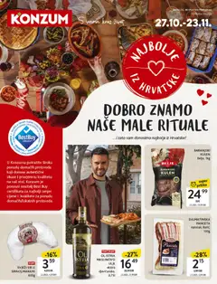 Pregled letka Katalog trgovine Konzum vrijedi od 27.10.2025