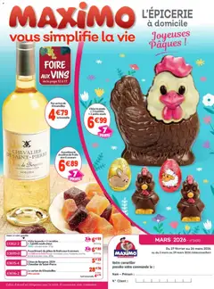 Prévisualisation de Maximo catalogue epicerie du magasin Maximo formulaire valide 02/03/2026