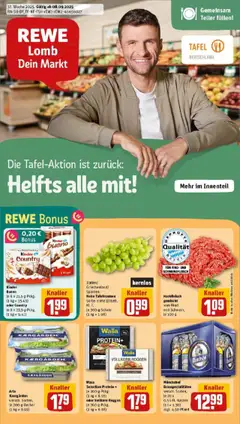 Vorschau von dem Prospekt des Geschäftes Rewe, gültig ab dem 08.09.2025