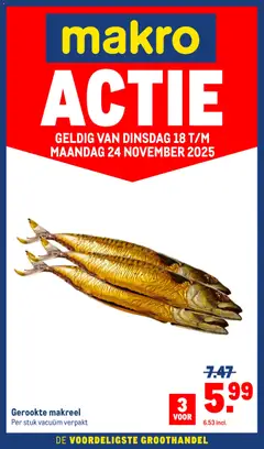Voorbeeld van Versdeals van winkel Makro geldig vanaf 18-11-2025