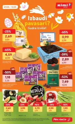 Skatīt Rimi akciju bukletu, derīgs no 07.04.2026.