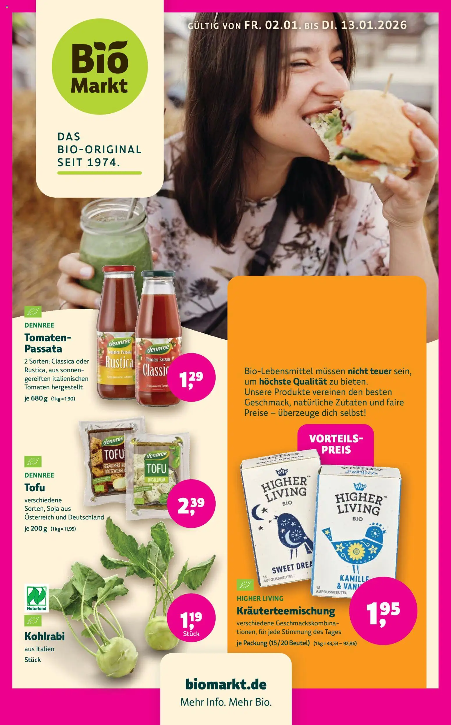 Vorschau von dem Prospekt des Geschäftes BioMarkt, gültig ab dem 02.01.2026
