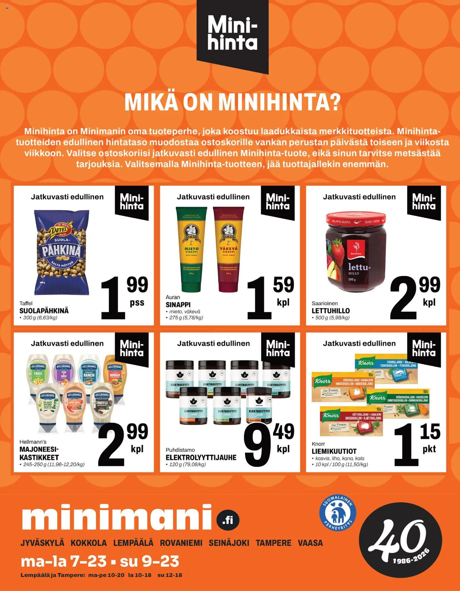 Kaupan Minimani Minimani tarjoukset esikatselu, voimassa 06/04/2026
