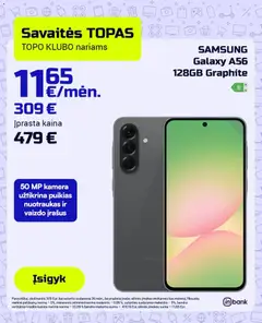 TOPOcentras parduotuvės leidinio Leidinys galiojančio nuo 2026.02.16 peržiūra