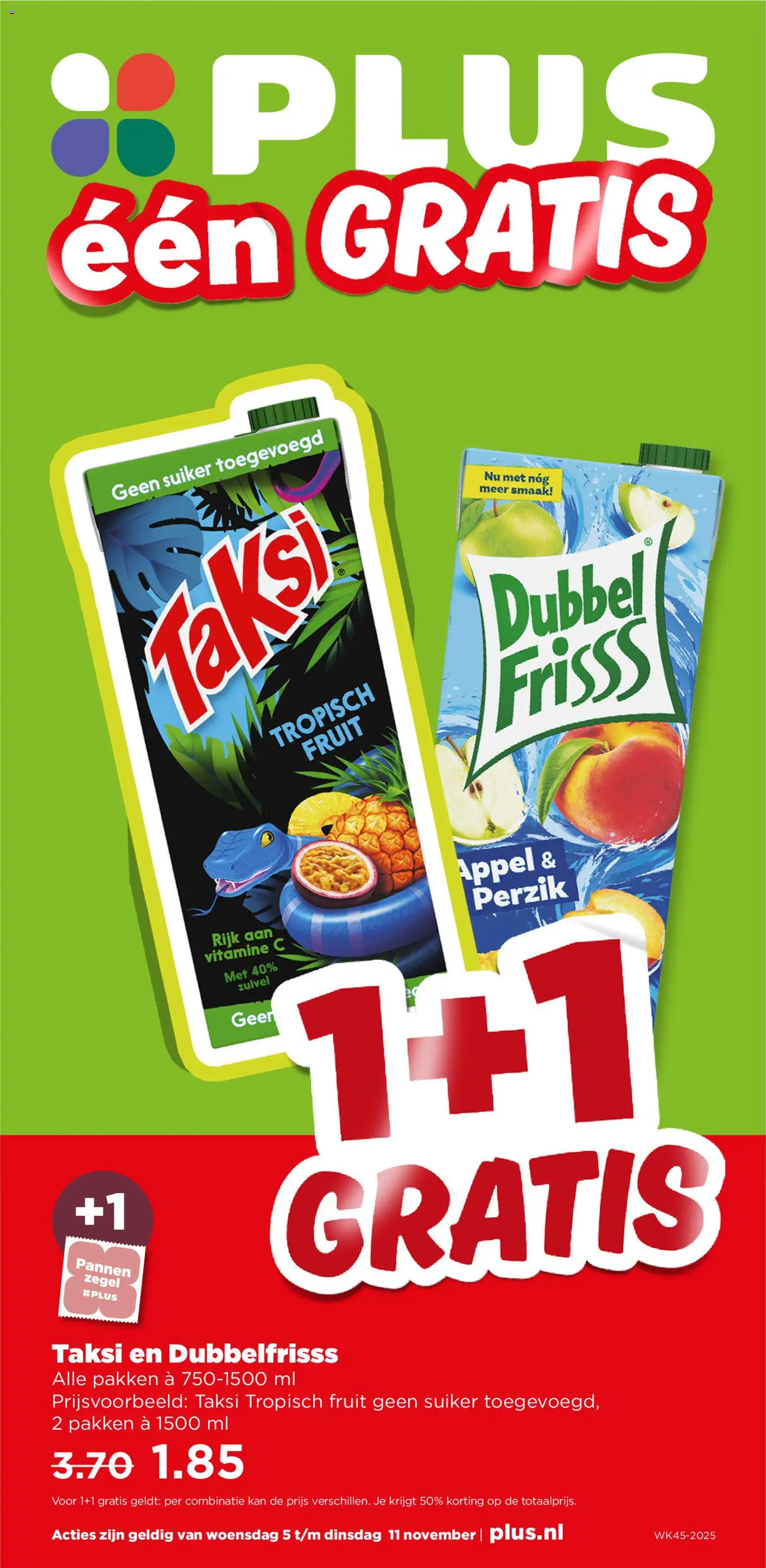 Voorbeeld van Folder week 45 van winkel Plus geldig vanaf 05-11-2025