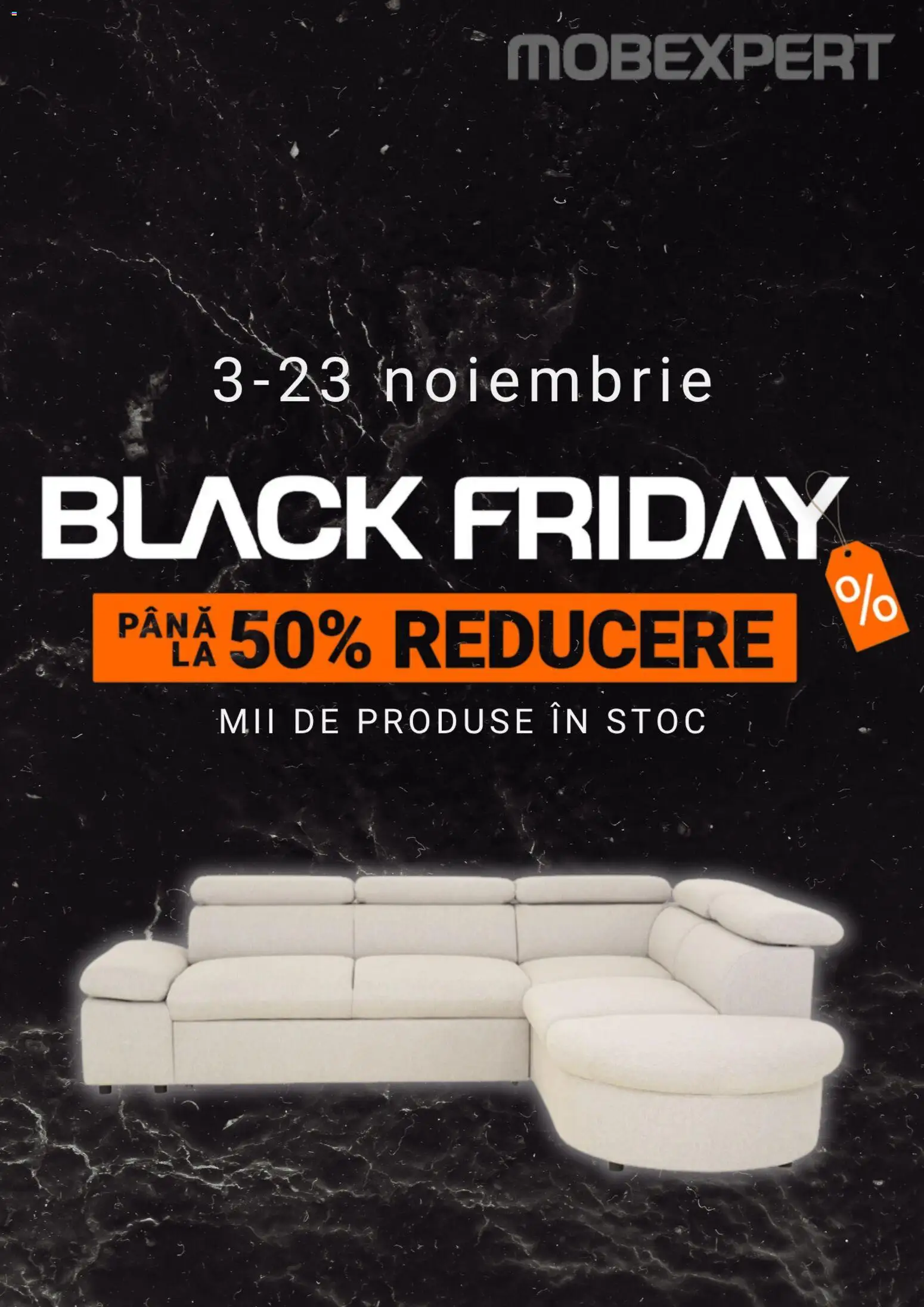 Previzualizarea de cataloage: Mobexpert Black Friday valabil de la 03.11.2025