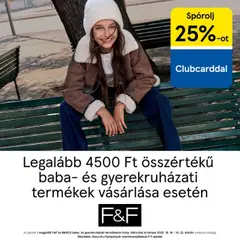 F&F - Akciós újság F&F megtekintése, amely érvényes 2025.10.16.-től