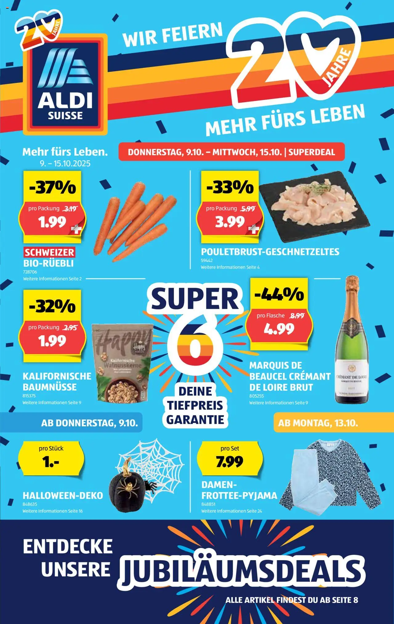 Vorschau des Merkblatts Aktionen vom Shop Aldi gültig von 09.10.2025 bis 15.10.2025