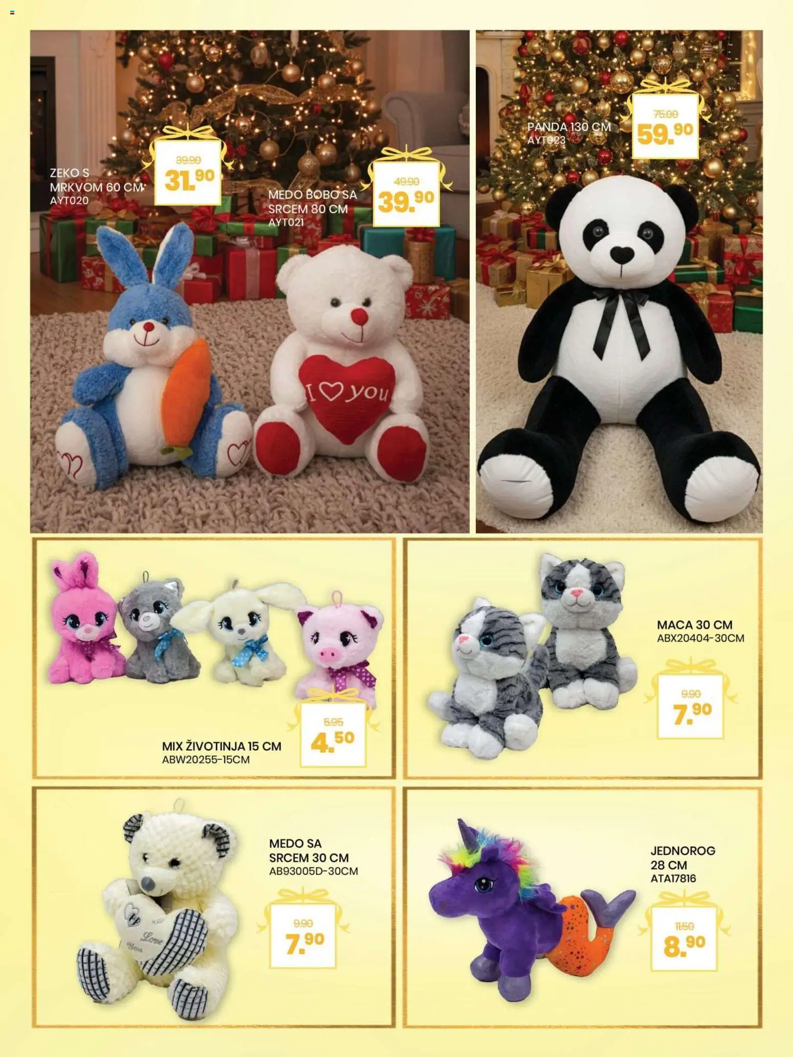 Pregled letka Čarobni svijet igračaka trgovine FIS vrijedi od 2025.12.01