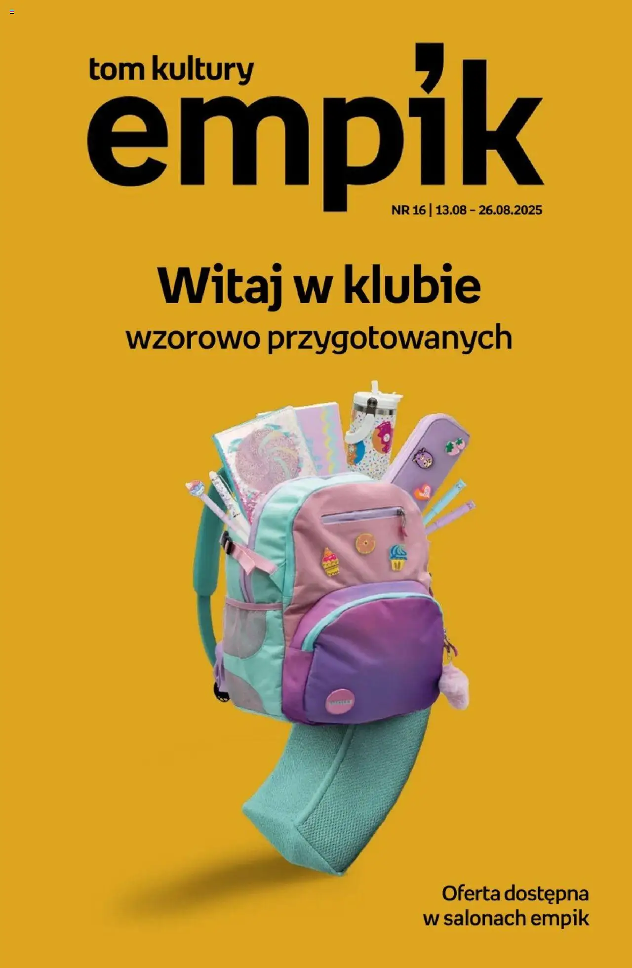 Empik Promocje od 13.08.2025 - Nowa Gazetka - Numer strony 1