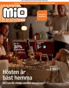 Förhandsgranska reklamblad Aktuella reklamblad Mio från butik Mio gäller från 15/09/2025