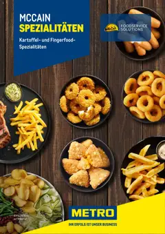 Vorschau der Angebote: Metro Angebote McCain gültig ab 09.08.2025