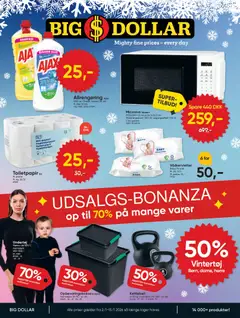 Eksempel på tilbudsavis Tilbudsavis fra butik Bigdollar gyldig fra 02/01/2026