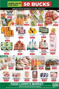 Preview of Food Lover's Market flyer valid from 15/04/2026