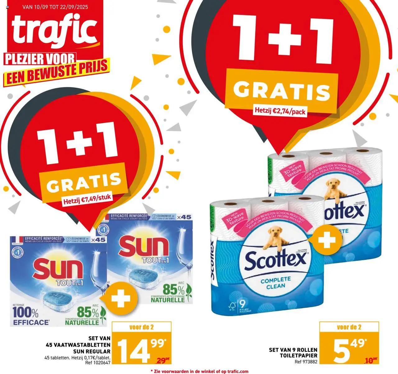 Trafic shop Folder geldig vanaf 10/09/2025 - Paginanummer 1