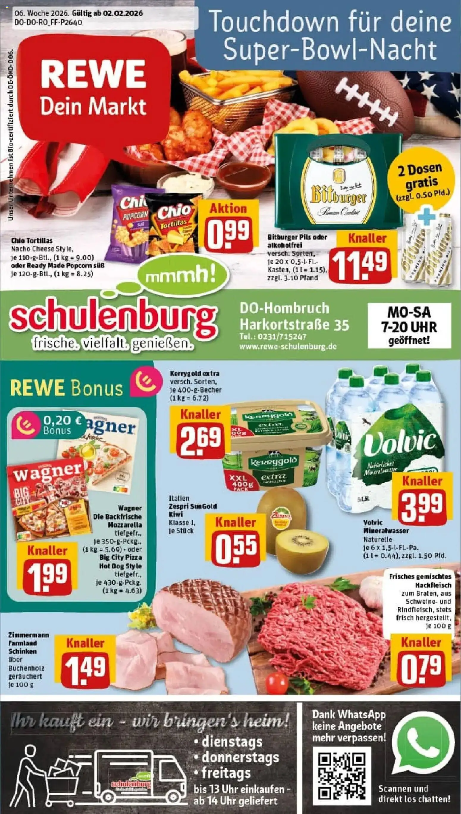 Vorschau von dem Prospekt des Geschäftes Rewe, gültig ab dem 02.02.2026