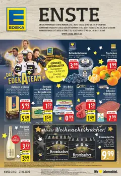 Vorschau von dem Prospekt des Geschäftes Edeka, gültig ab dem 22.12.2025