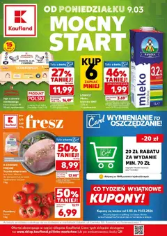 Pogląd gazetki "Kaufland gazetka - Mocny start" ze sklepu Kaufland ważnej od 09.03.2026