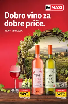 Pregled Maxi kataloga - važi od 02.04.2026