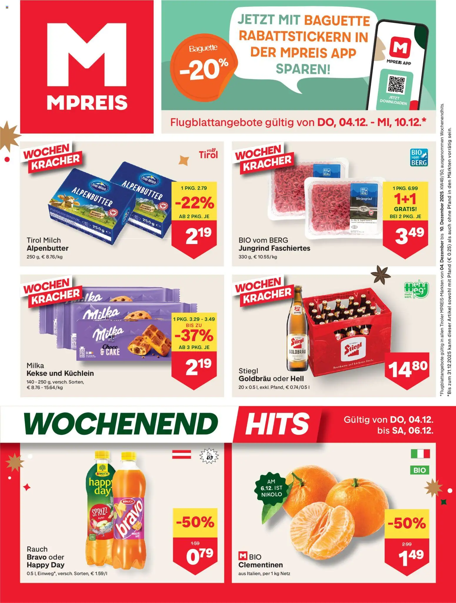 Vorschau der Angebote: MPREIS Flugblatt gültig ab 04.12.2025