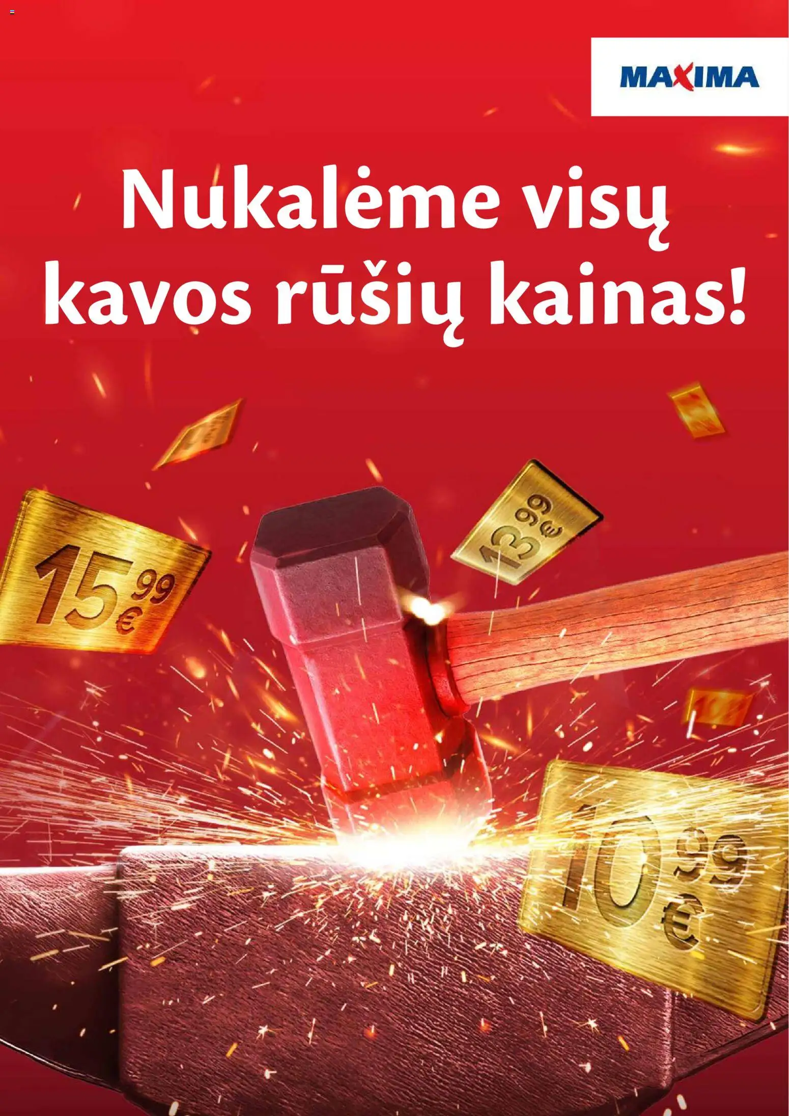 MAXIMA parduotuvės leidinio Leidinys - Nukalta kaina galiojančio nuo 2026.02.24 peržiūra