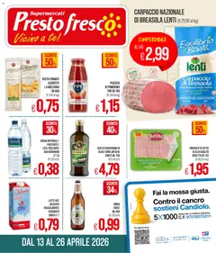 Anteprima dell'opuscolo Presto Fresco volantino dal negozio Presto Fresco valido da 13/04/2026