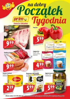 Pogląd gazetki "Na dobry początek tygodnia" ze sklepu Prim Market ważnej od 15.09.2025