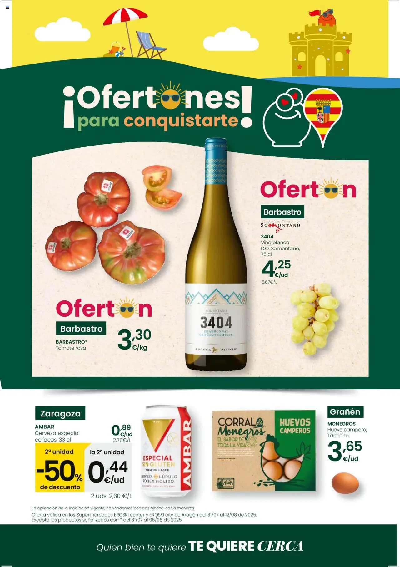 Folleto Eroski del 31/07/2025 - 12/08/2025 > Ofertones para conquistarte