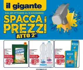 Anteprima dell'opuscolo Volantino Piemonte dal negozio Il Gigante valido da 27/10/2025