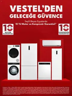 Vestel Katalog 17.10.2025 - Broşürünün önizlemesi | Strana: 11