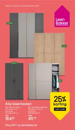 Voorbeeld van Folder van winkel Leen Bakker geldig vanaf 01/09/2025