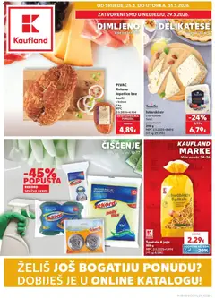 Pregled letka Kaufland katalog Zagreb-Barutanski Jarak trgovine Kaufland vrijedi od 24.03.2026