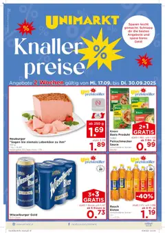Vorschau der Angebote: Unimarkt Ost gültig ab 17.09.2025