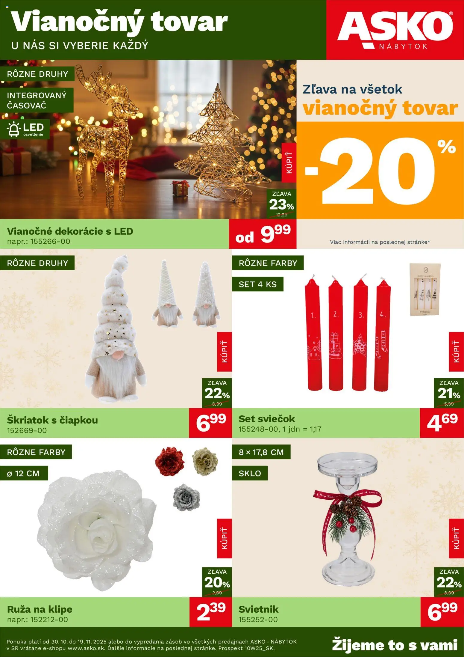 Náhľad ASKO nábytok letáku platného od 30.10.2025