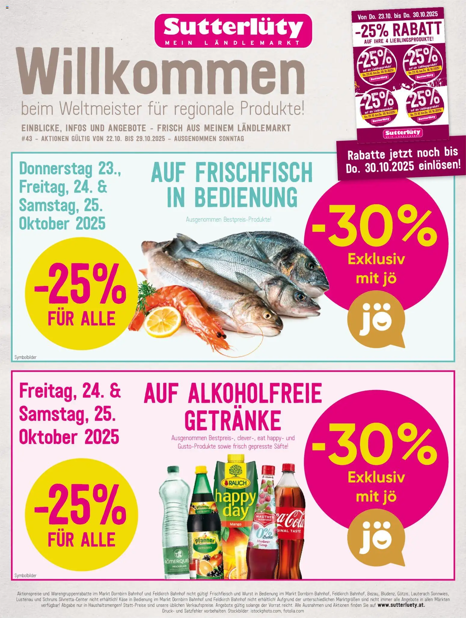  Sutterlüty Flugblatt ab (22.10.2025 - 29.10.2025) - Seite 1