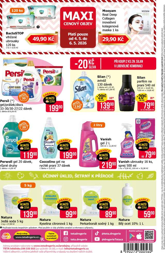 Nový TETA Drogerie leták od 23.04.