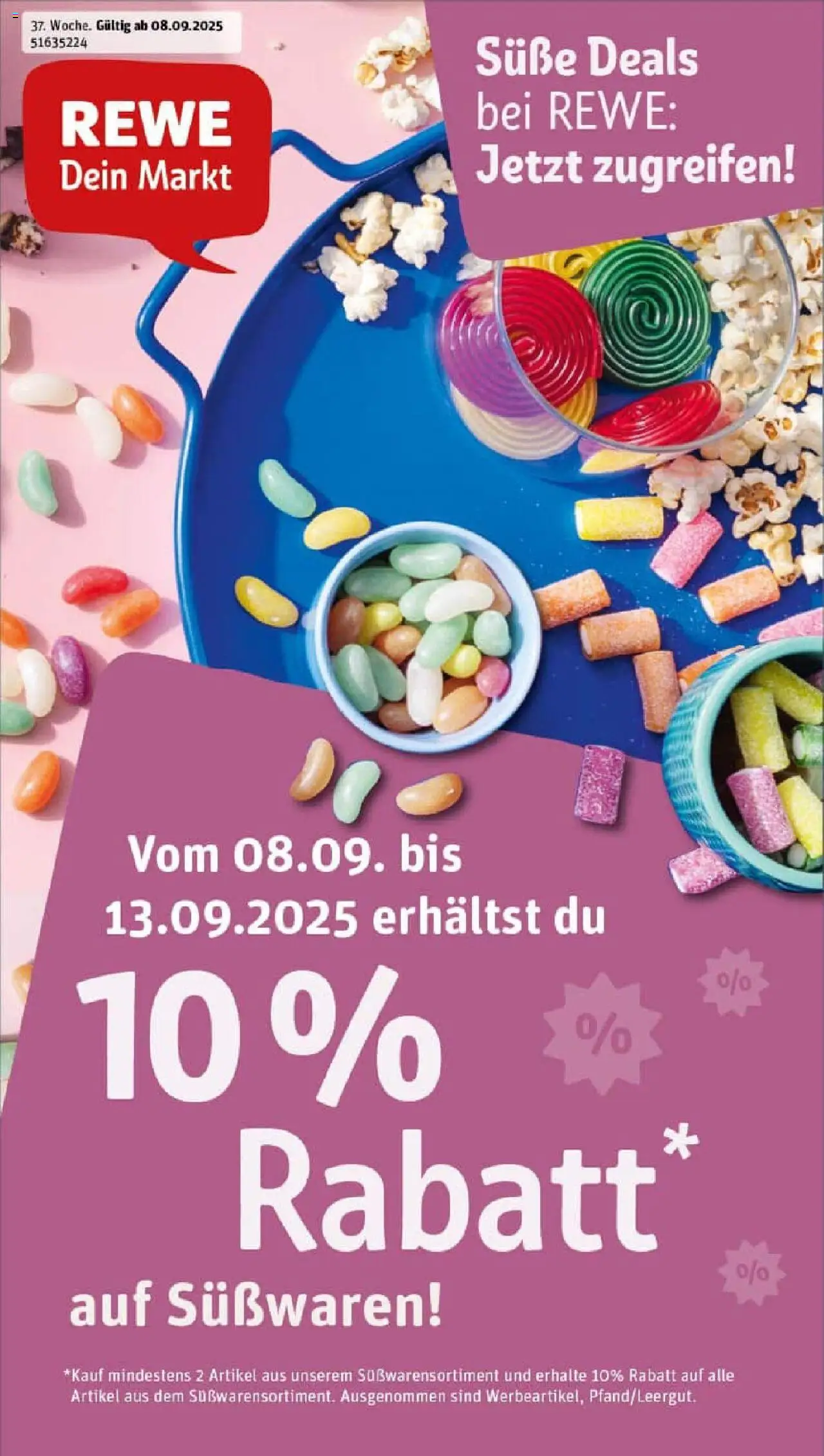 REWE Prospekt ab 07.09.2025 nächste Woche - Prospekt Berlin / Charlottenburg	