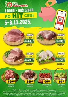 Pregled Tekijanka kataloga - važi od 05.11.2025