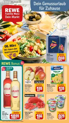 Vorschau von dem Prospekt des Geschäftes Rewe, gültig ab dem 02.03.2026