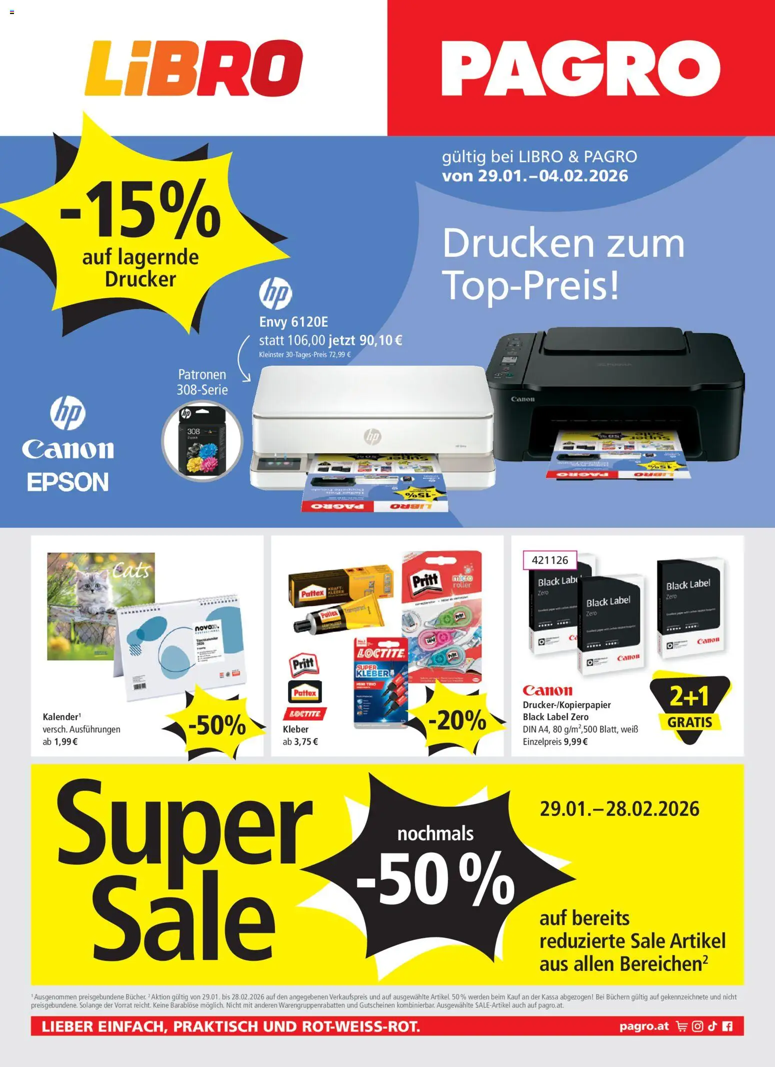 Vorschau der Angebote: Pagro-Diskont Flugblatt gültig ab 29.01.2026 - Drucker