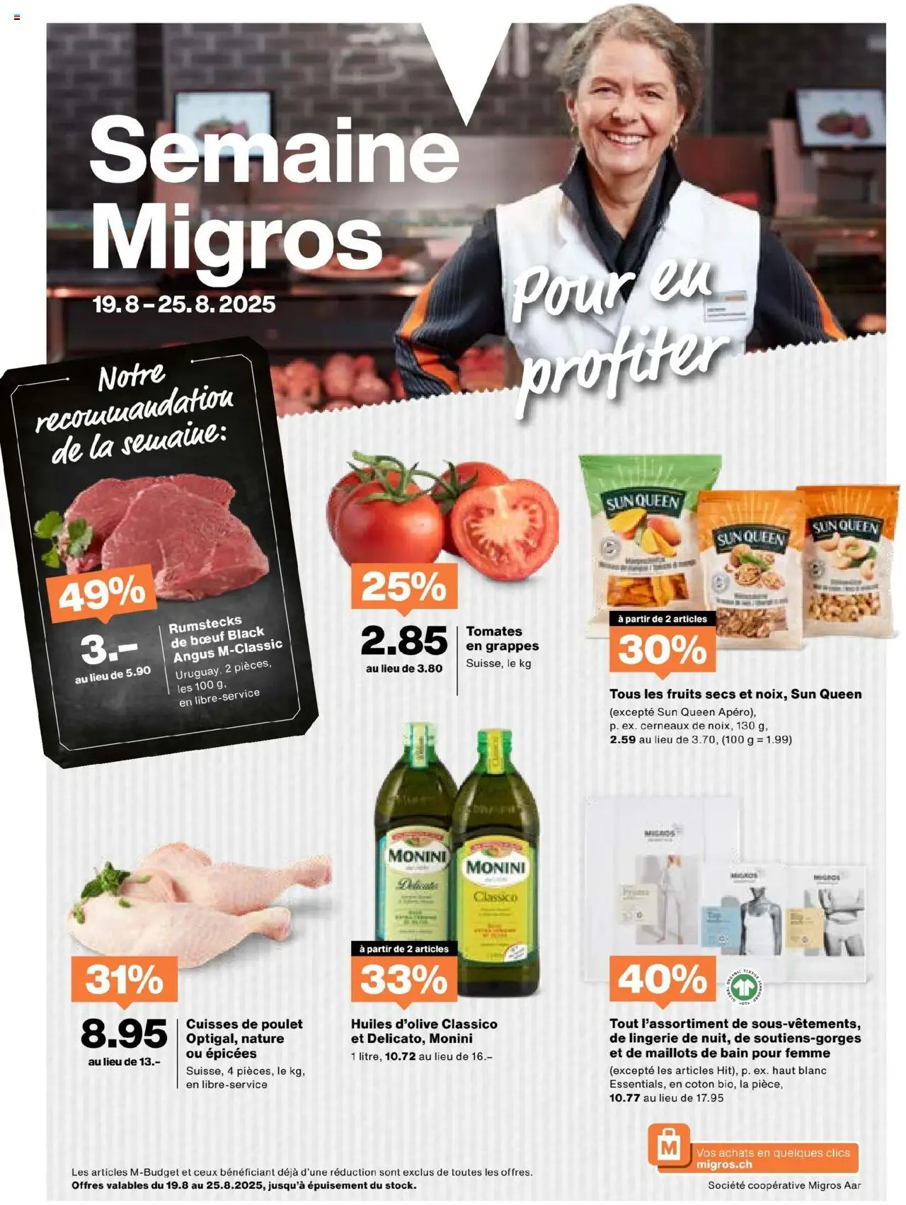 Migros Aktionen FR ab 19.08.2025 - Seitennummer 1