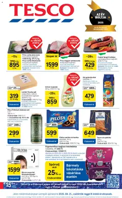 Tesco - Akciós újság Tesco megtekintése, amely érvényes 2025.08.21.-től
