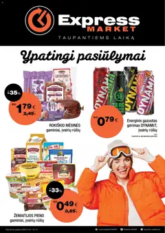 Express market parduotuvės leidinio Leidinys galiojančio nuo 2026.01.25 peržiūra