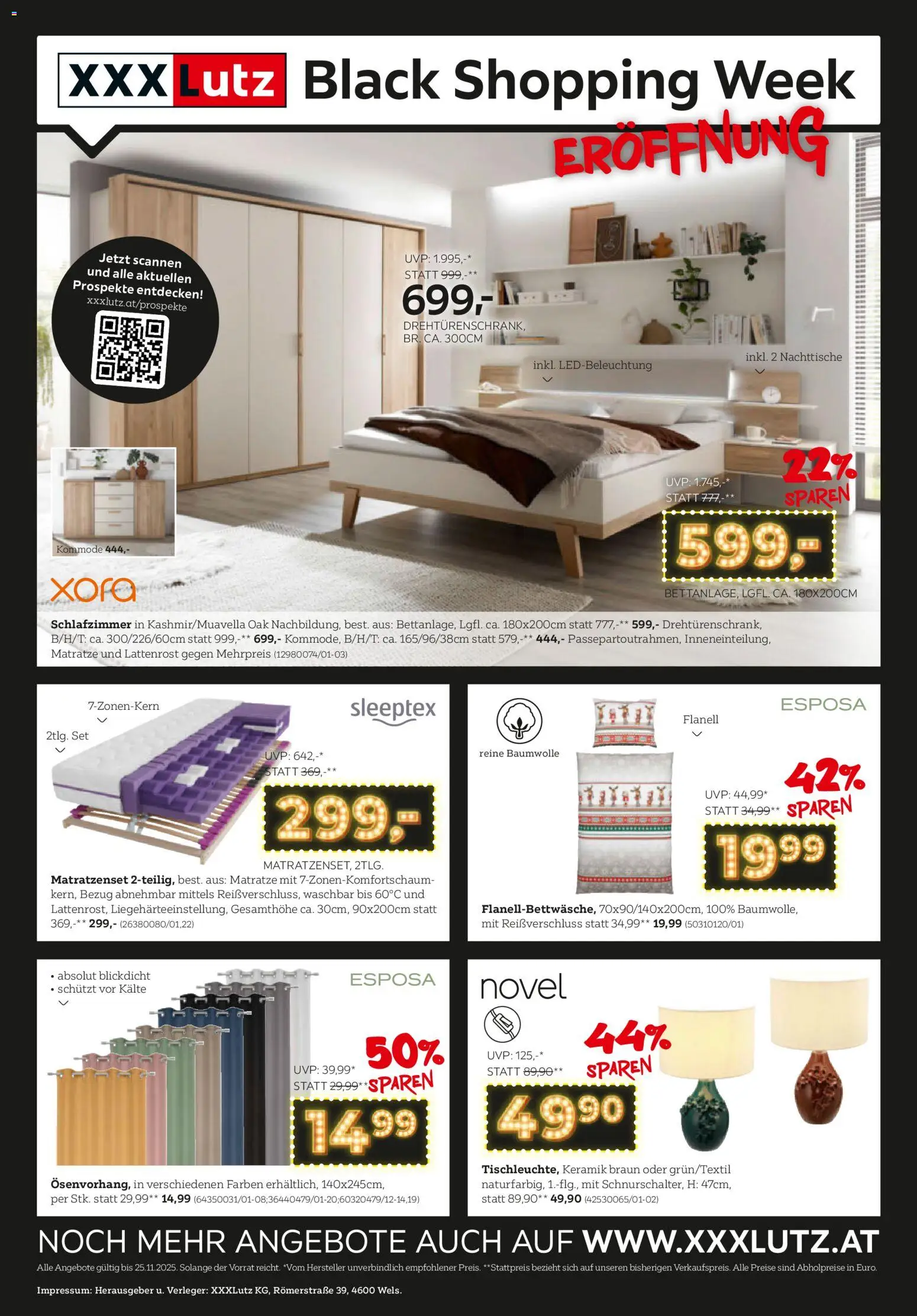 Vorschau der Angebote: XXXLutz Black Friday gültig ab 28.10.2025