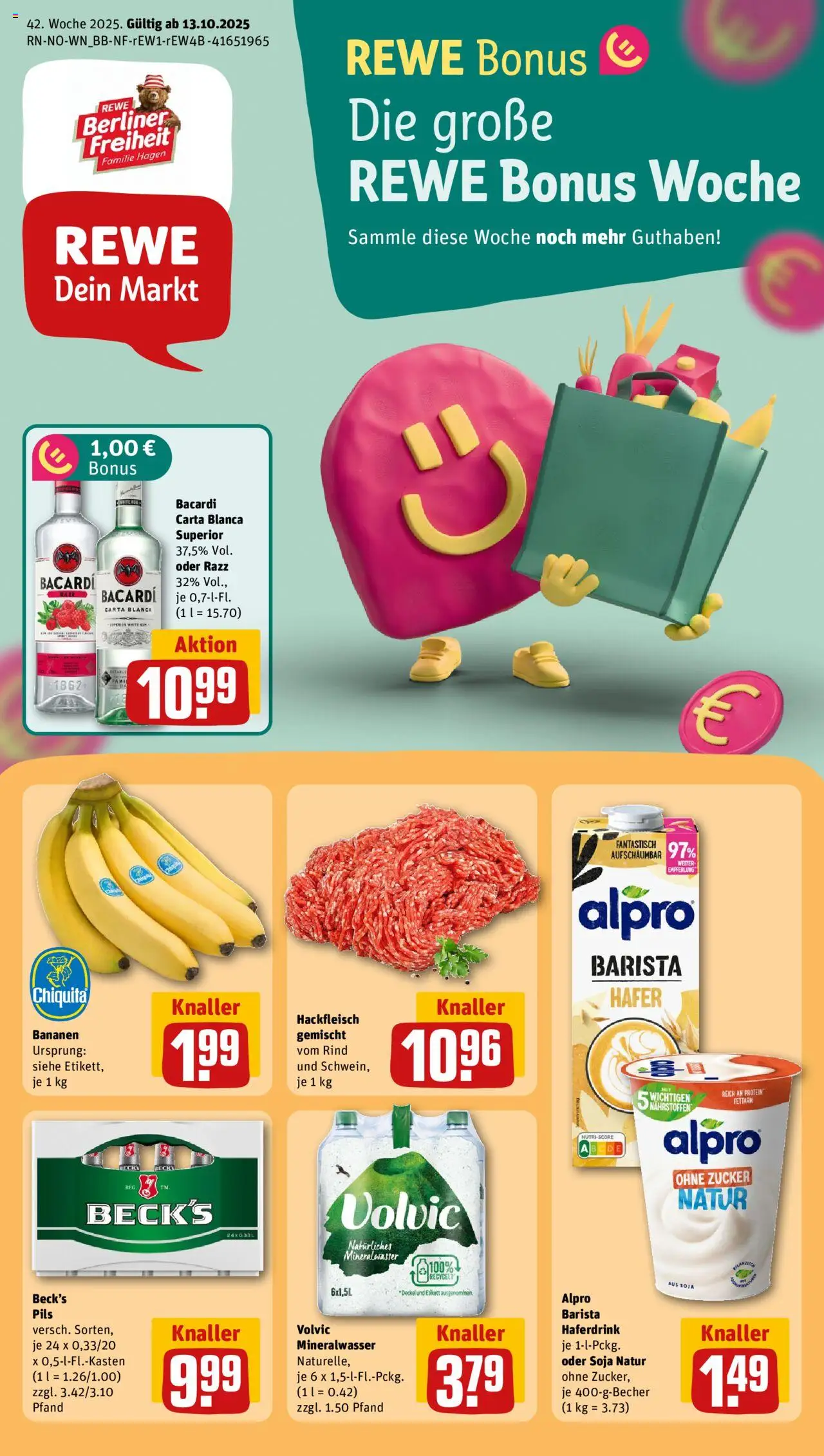 REWE Prospekt ab 13.10.2025 nächste Woche - Prospekt