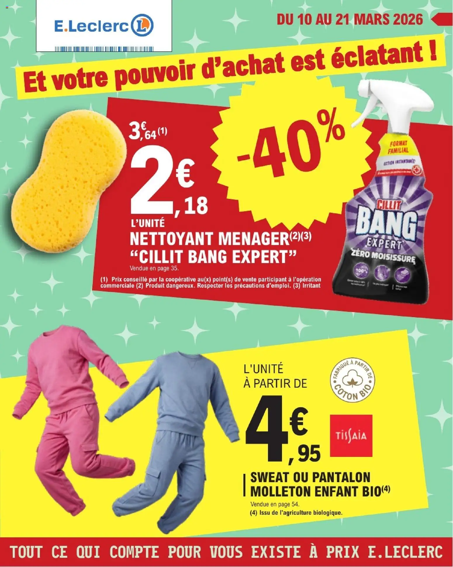 Prévisualisation de E.Leclerc catalogue de la semaine 11 du magasin E.Leclerc formulaire valide 10/03/2026