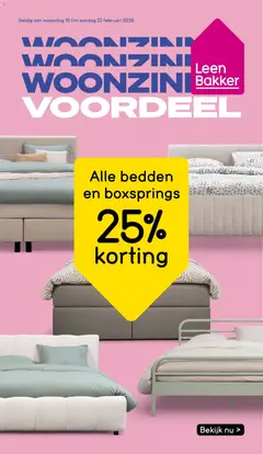 Voorbeeld van Folder van winkel Leen Bakker geldig vanaf 16-02-2026