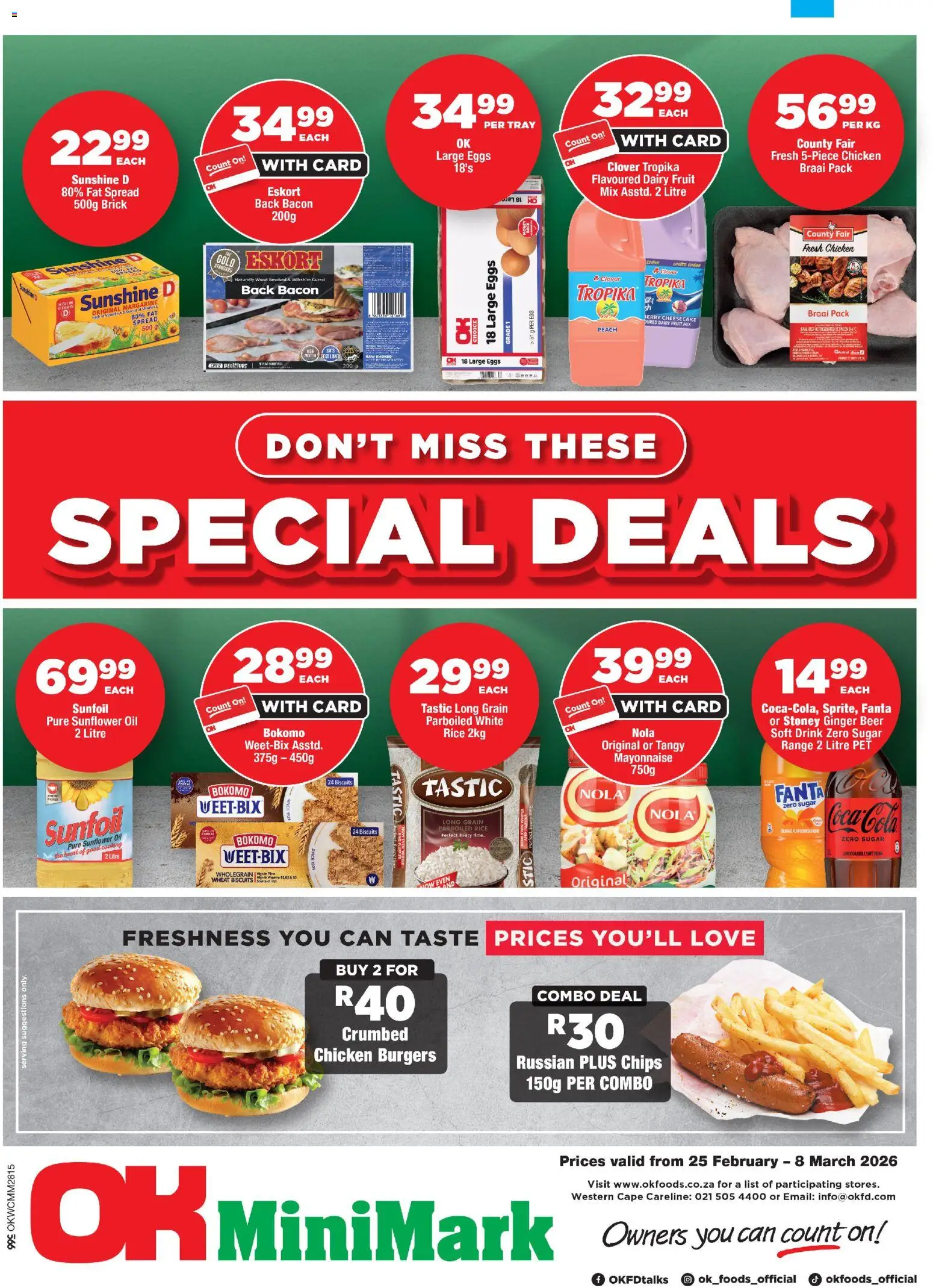 Preview of OK Foods flyer valid from 25/02/2026
